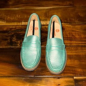 Big Boys Size 13.5 Teal Marc Joseph Loafers